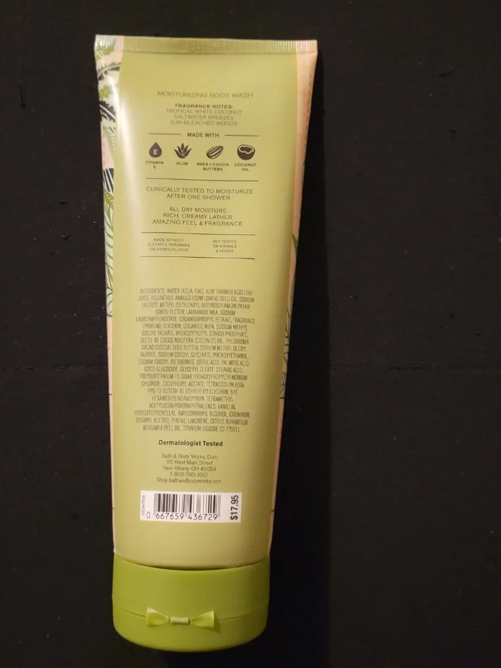 Bath and Body Works Waikiki Beach Coconut Moisturizing Body Wash